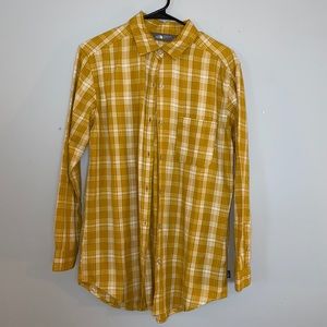 North Face Button-Up Plaid Shirt
